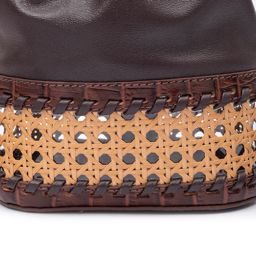 BOLSA BUCKET NEW DIANA PALHA SEXTAVADA PINHÃO