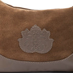 BOLSA DAYSE CROSSBODY PEQUENA CAMURÇA OLIVA OURO