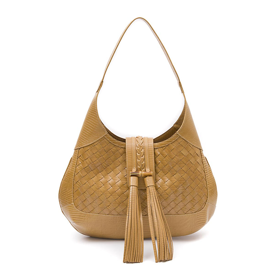 BOLSA HOBO LIZARD TRESSE
