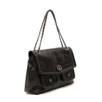 BOLSA FLAP DAHLIA MULTIPOCKTS CAIMAN PRETO