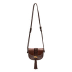 BOLSA BOX ZAIRA NEW CROCO BROWNIE