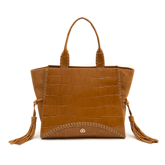 BOLSA TOTE ZAIRA CAIMAN MEL