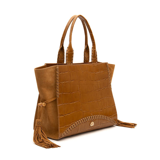 BOLSA TOTE ZAIRA CAIMAN MEL