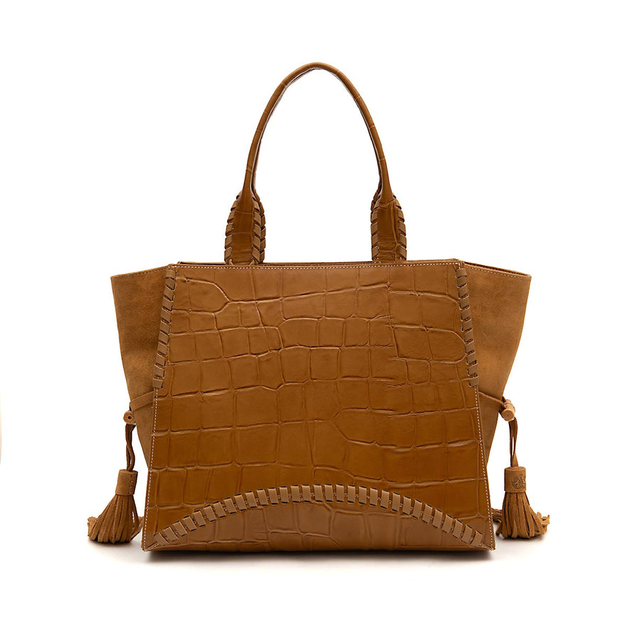 BOLSA TOTE ZAIRA CAIMAN MEL
