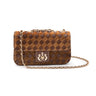 BOLSA ANNE TRESSÊ MASCAVO OURO
