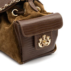 BOLSA CROSSBODY ANNE MARIE CAMURÇA MASCAVO