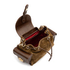BOLSA CROSSBODY ANNE MARIE CAMURÇA MASCAVO