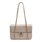 BOLSA TOTE FLAP SIENNA MÉDIA COURO MARSHMALLOW