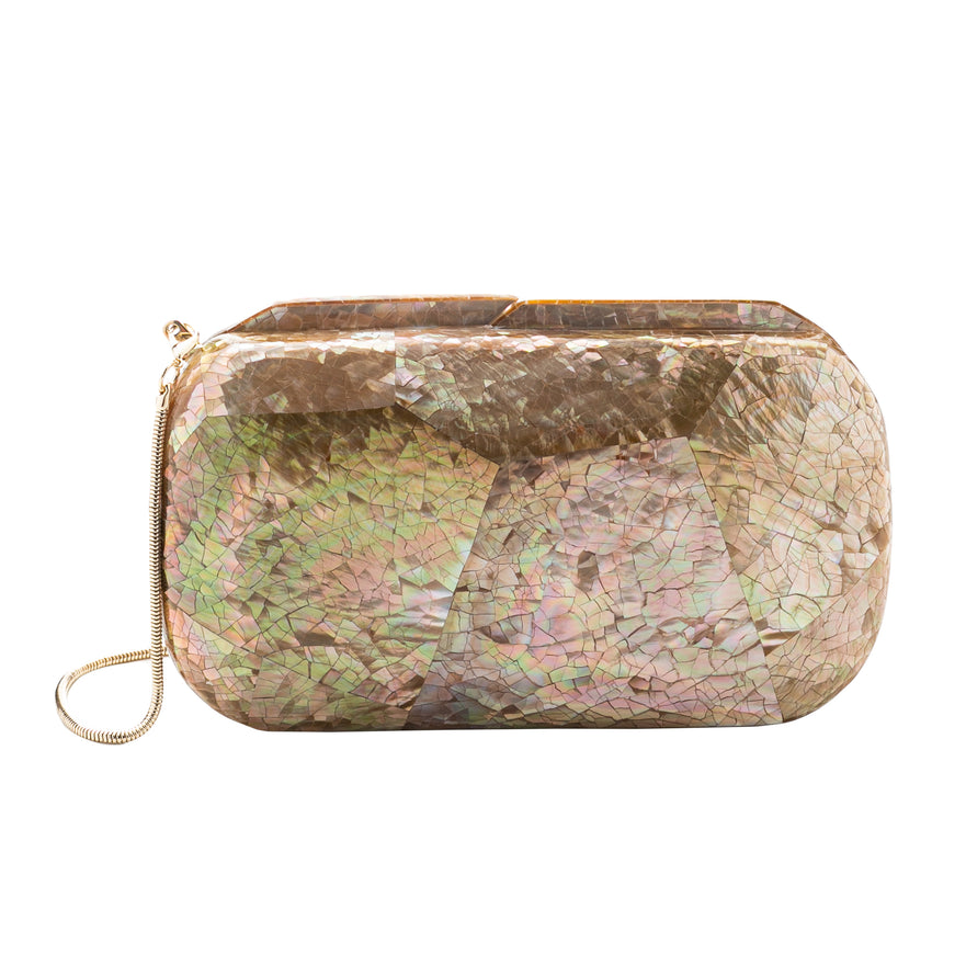 BOLSA CLUTCH MADREPÉROLA RETANGULAR