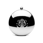 SILVER MAXI SPHERE CLUTCH BAG