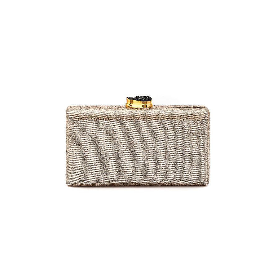 CLUTCH EVA FECHO CRISTAL BRONZE