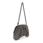 CLUTCH MALHA METALICA PRETO