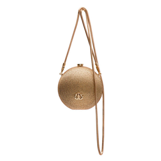 MINI ESFERA CRISTAIS OURO
