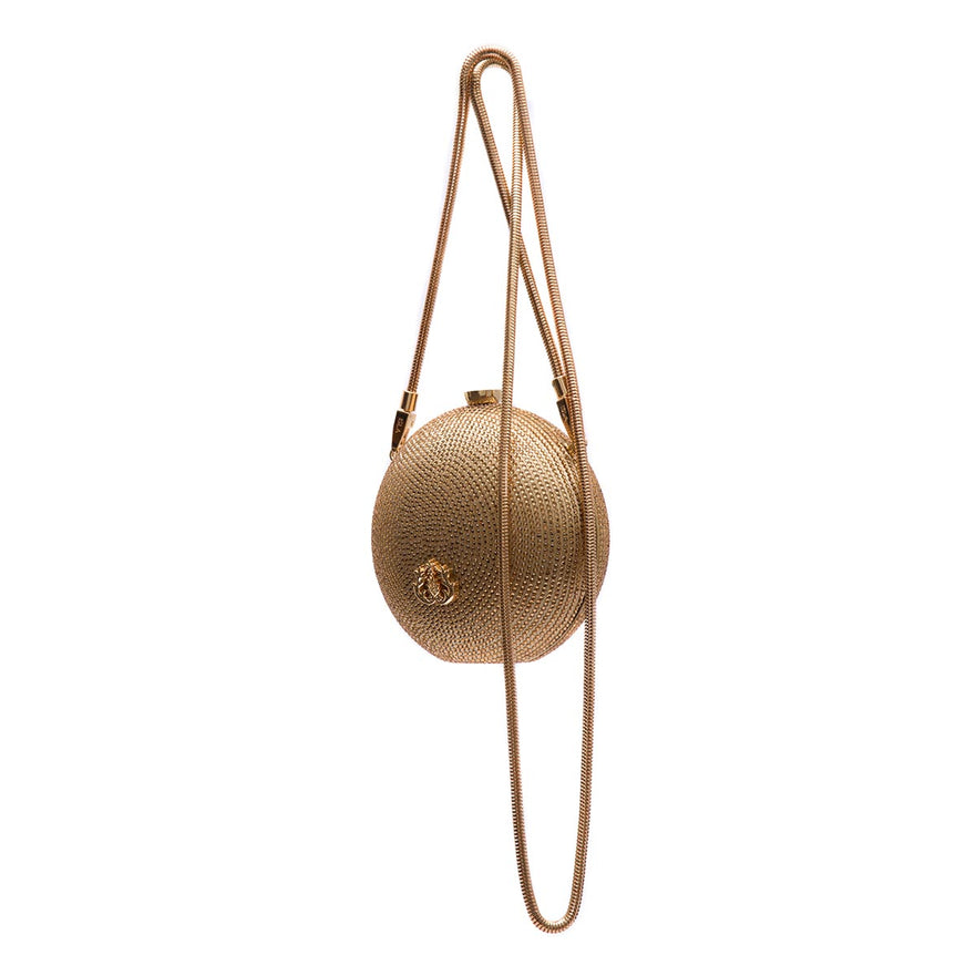 MINI ESFERA CRISTAIS OURO
