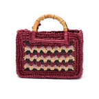 MINI TOTE CROCHÊ TRICOLOR