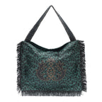 BOLSA HOBO PALHA FRANJA HobO