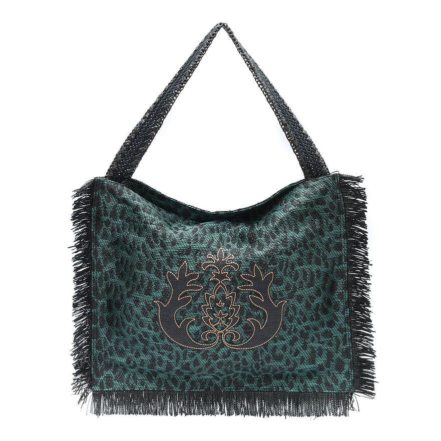 BOLSA HOBO PALHA FRANJA HobO