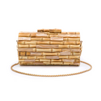 MADRECLARA Bamboo Baguette Clutch Bag