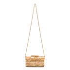CLUTCH BAGUETE BAMBU E MADREPÉROLA