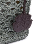 MAXI TOTE MONOGRAMA RÁFIA-SOFT EXPRESSO/RAFIA JADE