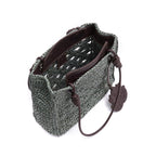 MAXI TOTE MONOGRAMA RÁFIA-SOFT EXPRESSO/RAFIA JADE
