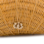 CLUTCH CONCHA AYLA RATTAN NATURAL