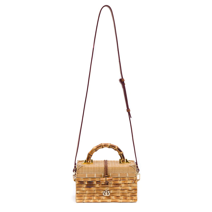 BOLSA TRUNK ELEONORA RATTAN BAMBU