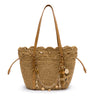 BOLSA TOTE CROCHÊ BASKET LIZARD SELA GRANDE NATURAL