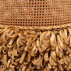 BOLSA BUCKET CROCHÊ NATURAL