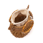 BOLSA BUCKET CROCHÊ NATURAL