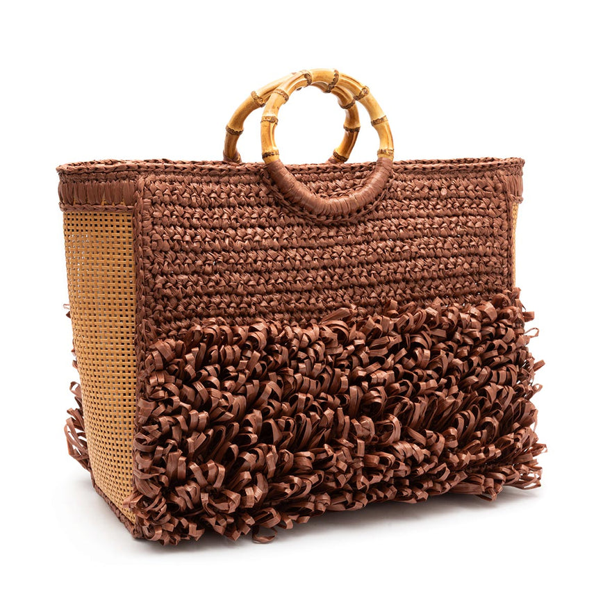 BOLSA TOTE TEDDY CACAU