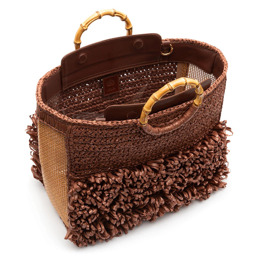 BOLSA TOTE TEDDY CACAU