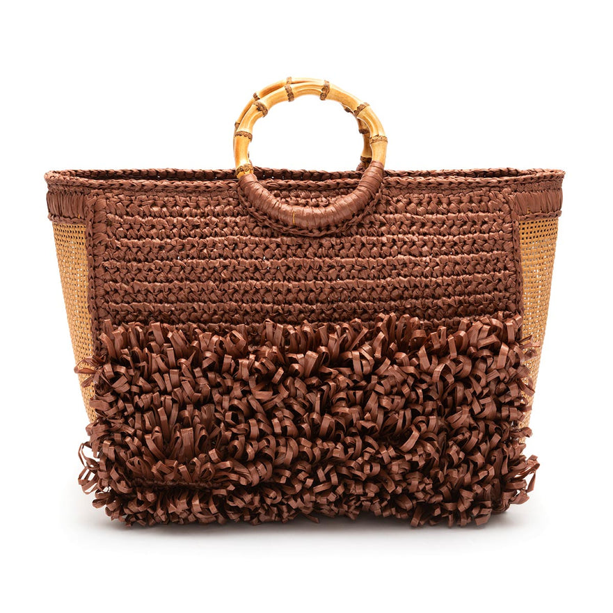 BOLSA TOTE TEDDY CACAU