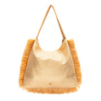 BOLSA HOBO PALHA NATURAL LAGOSTA