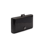 BOLSA CLUTCH EVA FECHO CRISTAL PRETO
