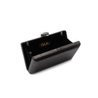 BOLSA CLUTCH EVA FECHO CRISTAL PRETO