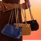 PETRA SMALL FLAP BAG ESPRESSO