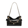 BOLSA DAYSE POCKET SHOULDER COURO PRETA