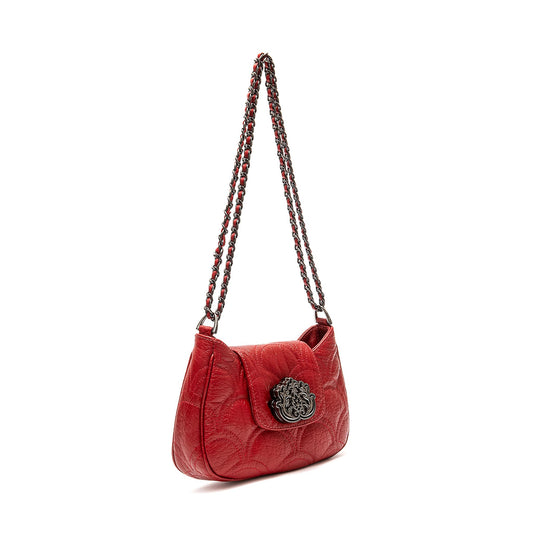 BOLSA SHOUDER SIRENA MINI COCOON VERMELHO ONIX
