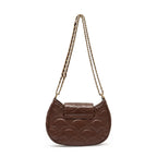 BOLSA SHOUDER SIRENA MINI COCOON PINHÃO OURO