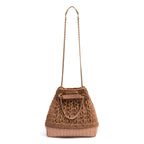BOLSA MAXI SAVANA SHOPPER GRANDE RÁFIA COURO SOLAR