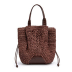 BOLSA SHOPPER LUMIA GRANDE HANDMADE PINHÃO