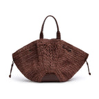 BOLSA SHOPPER LUMIA GRANDE HANDMADE PINHÃO