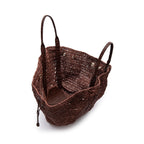 BOLSA SHOPPER LUMIA GRANDE HANDMADE PINHÃO