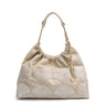 BOLSA HOBO MAREA PATCH SCALE COURO MARSHMALLOW