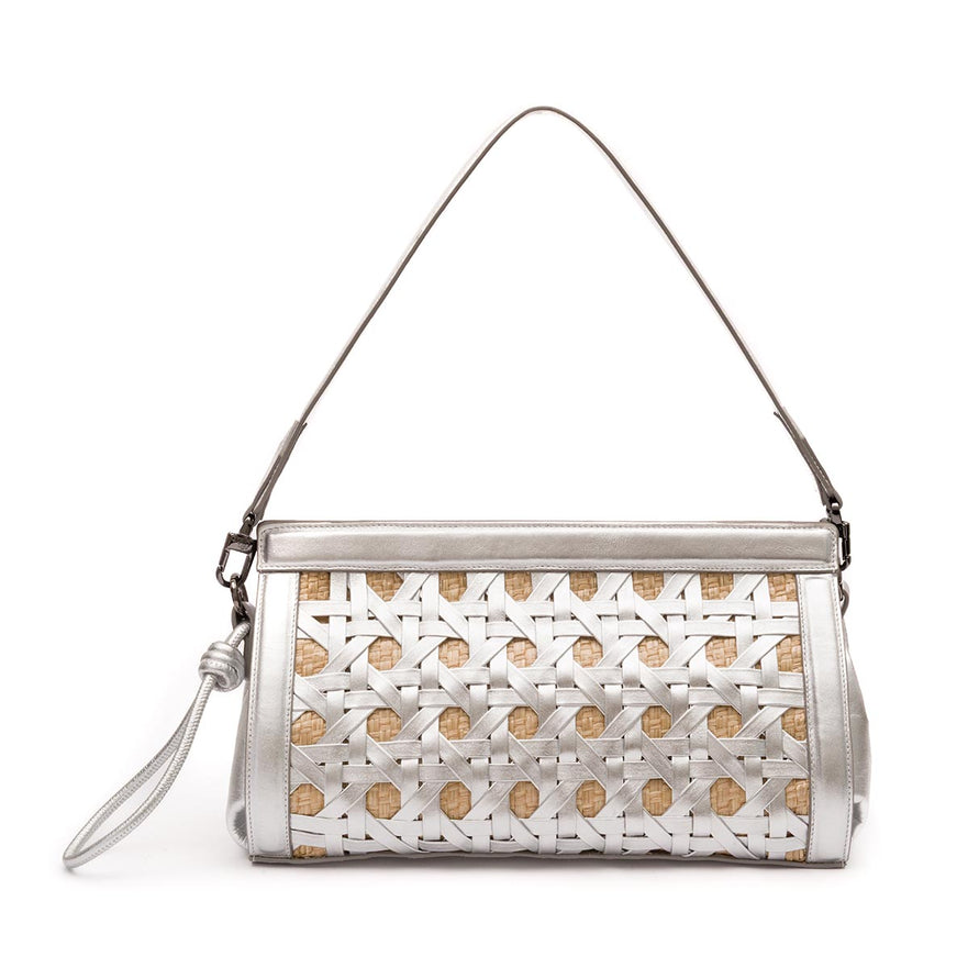 MAXI WOVEN POUCH BAG