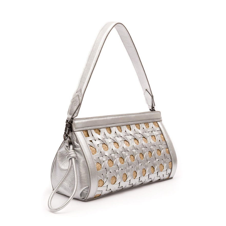MAXI WOVEN POUCH BAG