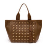 BOLSA TOTE TRESSÊ MAXI SOFT AVELÃ PALHA DAMIER NATURAL