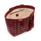 BOLSA TOTE TRESSÊ MAXI SOFT CHERRY PALHA DAMIER NATURAL