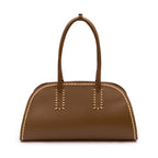 BOLSA ELIS TOTE CROCHÊ SOFT AVELÃ RAFIA CREME